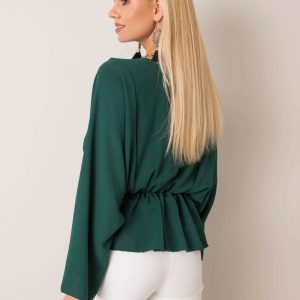 Raquela dark green blouse