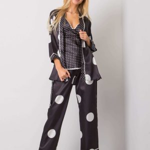 Black Women's Set with Dot