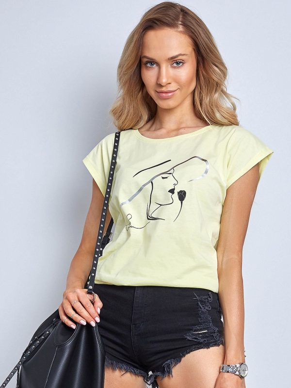 Light yellow t-shirt Bright