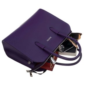 Purple city handbag BADURA