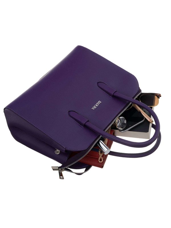 Purple city handbag BADURA