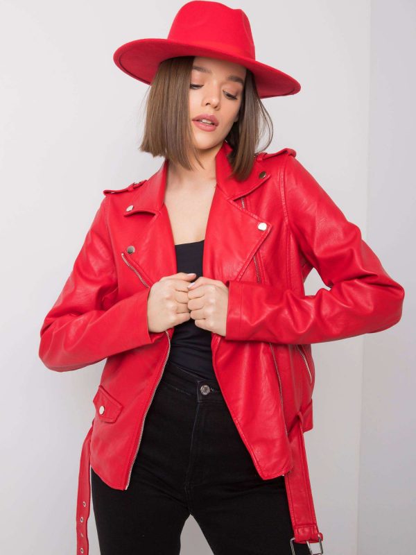 Red Elisa Ramone Jacket