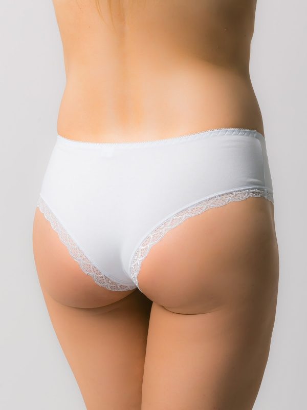 White Cotton Women's Briefs