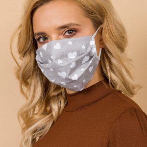 Grey Cotton Protective Mask