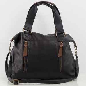 Black Large Eco Leather Bag