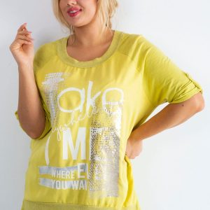 Yellow blouse Presence PLUS SIZE