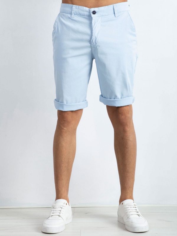 Light Blue Driven Men's Shorts