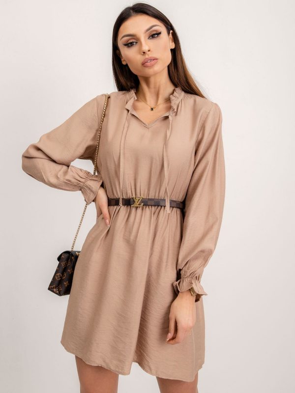 RUE PARIS Beige dress Cindy