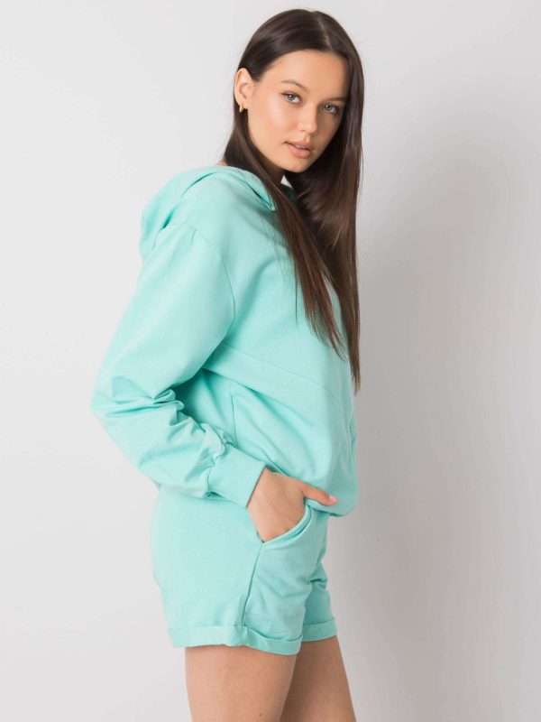 Cosima mint sweatsuit set