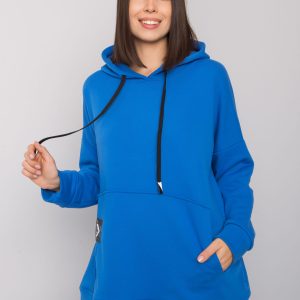 Dark blue kangaroo plus size sweatshirt Josefina