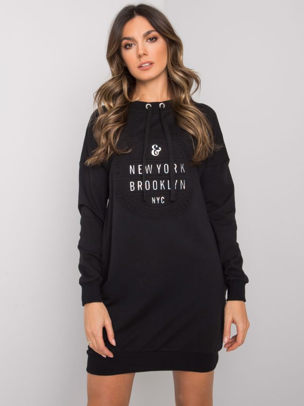 Black sweatshirt dress Senglea RUE PARIS