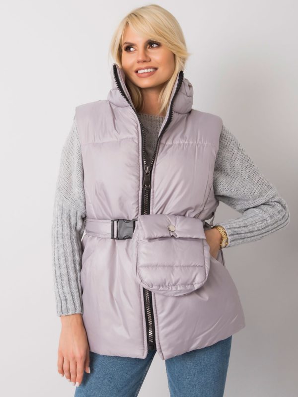 Light Grey Effie Down Vest