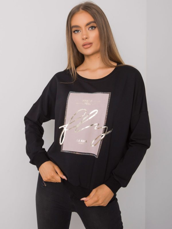 Salisbury Print Women's Black Sweatshirt