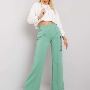 Dennise Pistachio Straight Leg Sweatpants