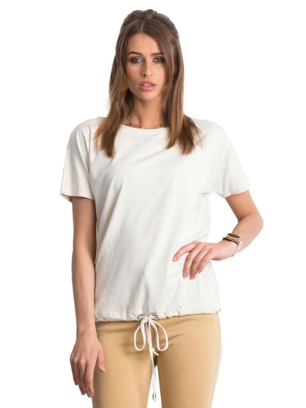 Light beige t-shirt Curiosity