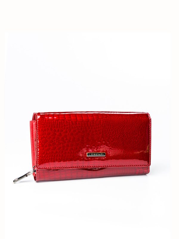 Red Patent Leather Wallet