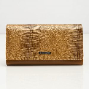 Gold Leather Wallet