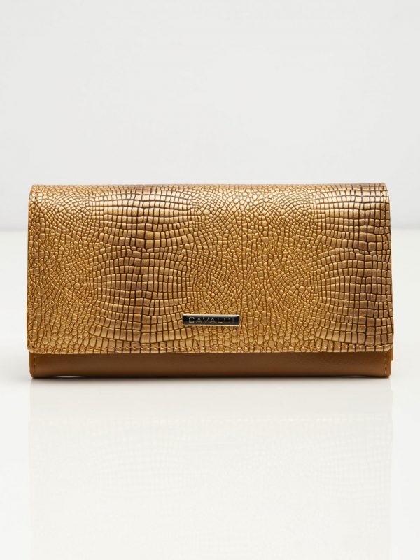 Gold Leather Wallet