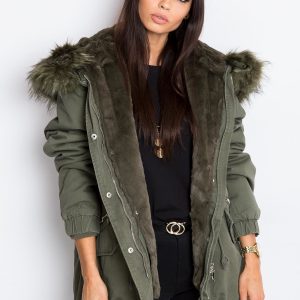 Khaki-green jacket Higher