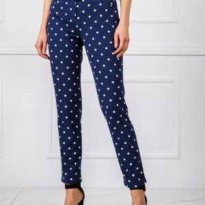 Navy blue trousers Dotty RUE PARIS