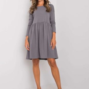 Dark grey dress Vega RUE PARIS