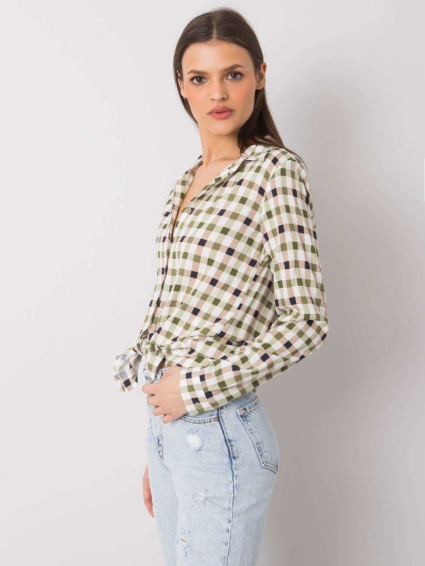 Khaki Rhoda Plaid Shirt