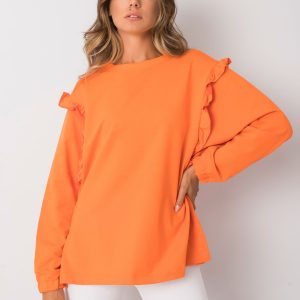 Monserrat orange frills sweatshirt