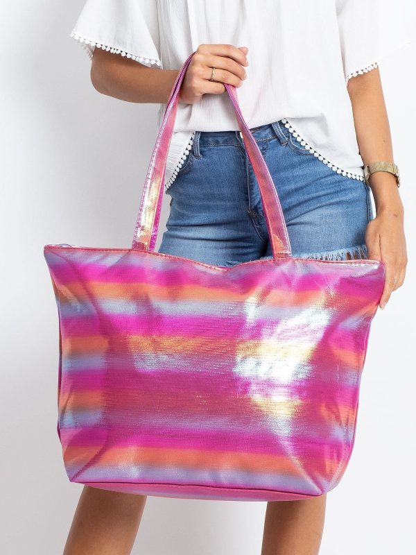 Pink and Orange Large Ladies Bag