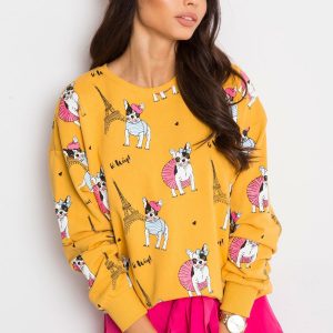 RUE PARIS Savage mustard sweatshirt