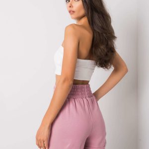 Dirty Pink Tandi Cotton Shorts