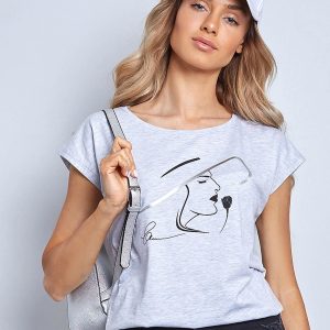 Grey t-shirt Bright