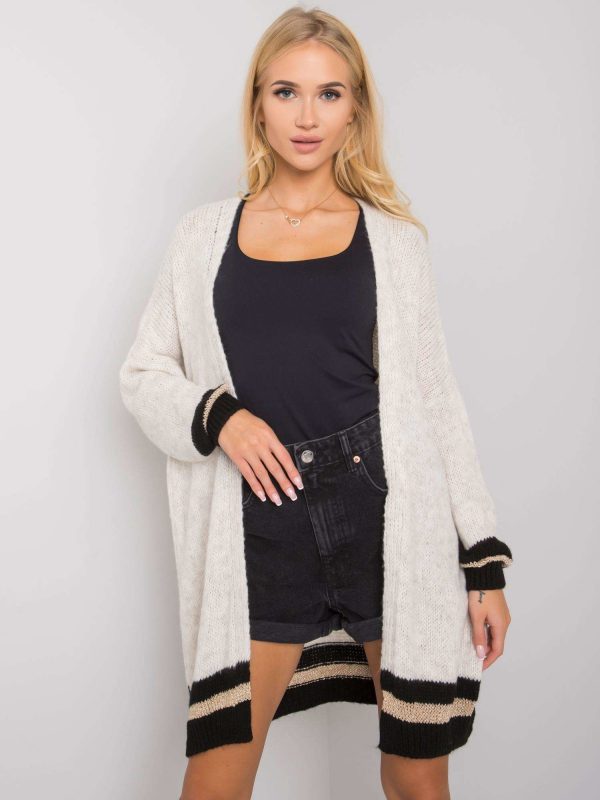 Lucca OCH BELLA Light Beige Knitted Cardigan