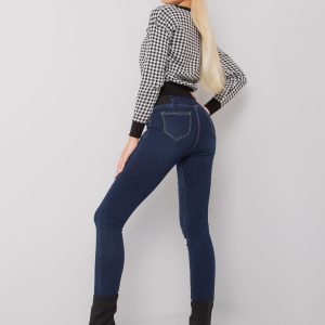 Dark blue jeggings high waist vernal