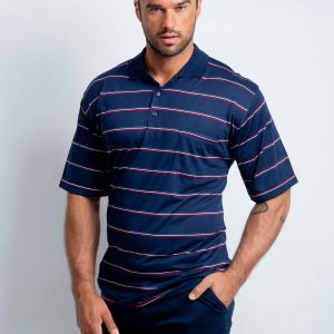 Navy Blue Plus Size Polo Shirt Showup