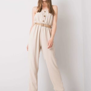 Light beige jumpsuit Felippa RUE PARIS