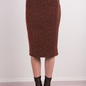 Brown BSL Pencil Skirt