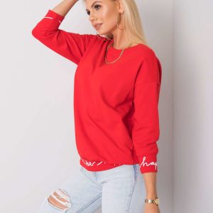 Charliza Red Sweatshirt