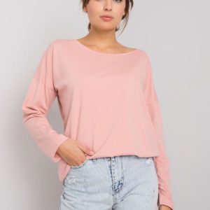 Leyah Light Pink Long Sleeve Blouse