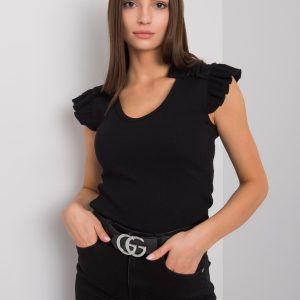 Marion black blouse