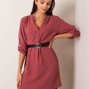 Pink and brown Stella dress