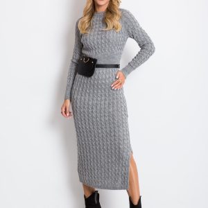 Grey Travel Dress