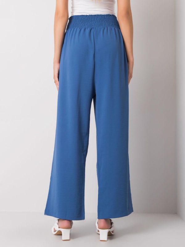 Lareen RUE PARIS dark blue wide pants