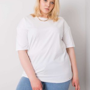 White t-shirt plus size Gaia