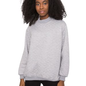 Grey quilted sweatshirt Chloe