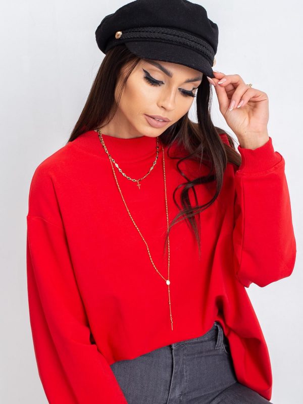 Red Twist Sweatshirt