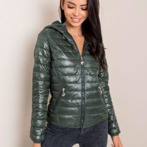 Dark green double-sided jacket Sonja