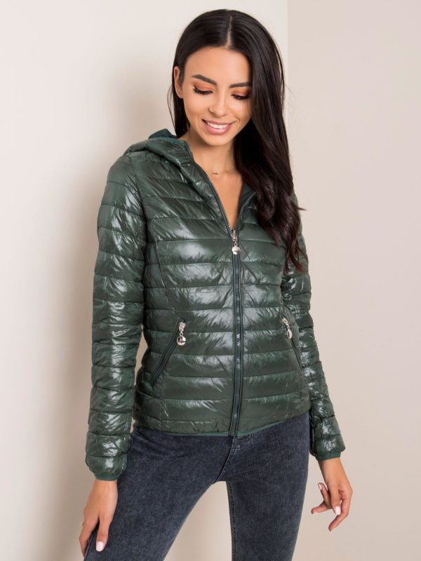 Dark green double-sided jacket Sonja