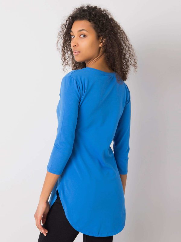 Blue casual blouse Nataly