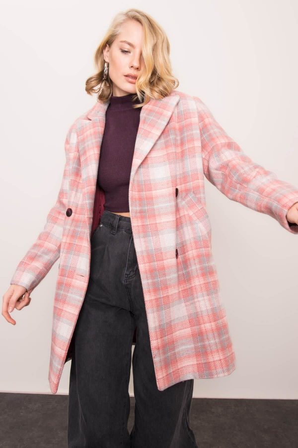 Women's pink coat BSL