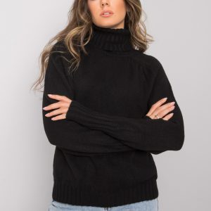 Black women's turtleneck sweater Tiyarna RUE PARIS